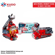 Kudo Toys - Children's Toys B/O ROBOT CAR (120) D-3661 / AK-999