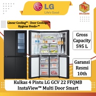 LG GCV 22 FFQMB InstaView 4-Door RefrigeratorTM Multi Door Smart Inverter Compressor