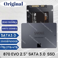 For Samsung 870 EVO SSD 250GB 500GB 1TB SATA3 2.5 inch 2tb 4tb 8tb Internal Solid State Drieve HDD Hard Disk Notebook PC 870qvo