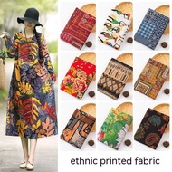 Vintage Ethnic Style Cotton Linen Fabric  Bohemian Printed Fabric Handmade Fabric  Decorative Cloth Tablecloth  Bar Treatment Cloth
