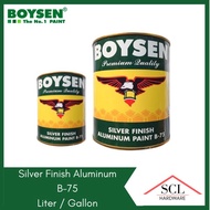 BOYSEN Silver Aluminum Paint B-75 Gallon