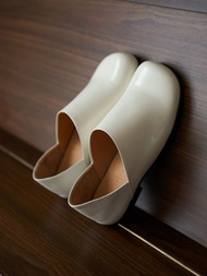 開邊珠牛皮 / 踩跟懶人鞋 / 手工製