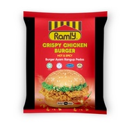 Ramly crisp Chicken Burger Spicy/ Ramly Burger Ayam Ranggup Pedas