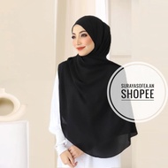 1.8 Meter Shawl Chiffon Curve/Shawl Curve Chiffon Keknis / Shawl Half Moon