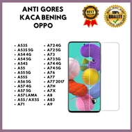 CLEAR TEMPERED GLASS OPPO A53S-A53S 5G-A54 4G-A54 5G-A54S-A55-A55 5G-A55S-A56 5G-A57 4G-A57 5G-A57E-