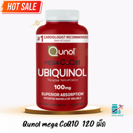 Qunol mega CoQ10 Ubiquinol 100 mg 120 เม็ด [EXP./2028]