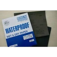 RIKEN WATERPROOF WET & DRY ABRASIVE SAND PAPER P1000 ~ P1500 / 100PC