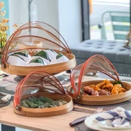 [READY STOCK] Rattan Food Cover Round Tudung Saji Rotan Anyam Mengkuang Penutup Makanan