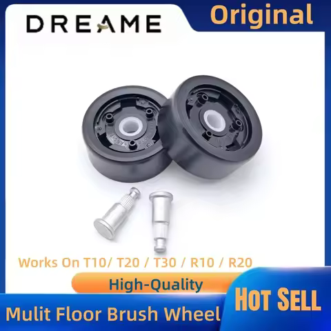 Original Dreame Multi Floor Brush Wheel Tire for T10/ T20 / T30 / R10 / R20 Handheld Wireless Vacuum