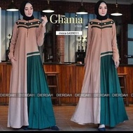 GHANIA DRESS Baju Gamis Wanita Terbaru 2020 Dress Wanita Elegant Trend
