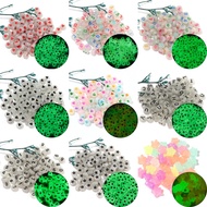 Plastic beads for making glowing Acylic bracelets