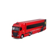 Bburago 1:43 2024 F1 FERRARI SF24 HAULLER SET#16 CHARLES LECLERC MERCEDES-AMG W15 alloy luxury car d