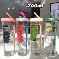 BM010 Fruit Tea Infused Water Straw Bottle