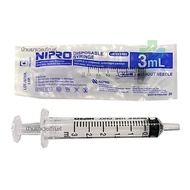 NIPRO Syringe 3ML Used For Sucking Liquids (1 Piece)