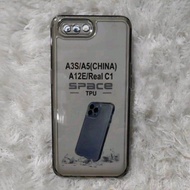 SOFTCASE CASE CLEAR HITAM OPPO A3S/OPPO A1K SLIKON CASE BENING HITAM