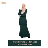 Baju Kurung Moden Lace Exclusive 2021 - Baju Kurung - Baju Raya