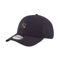 Original NEW ERA 9FORTY NY NEW YORK YANKEES Rough Metal Badge Navy Adjustable Strapback Snapback Cap Hat