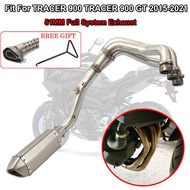 FJ 09 Slip on Motorcycle Full Systems Exhaust Escape Front Link Pipe Muffler Fit For YAMAHA TRACER 9