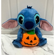 Disney Halloween Pumpkin Plushie Stitch Doll