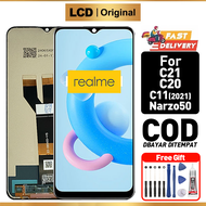 LCD Realme C21 Realme C20 Realme C11 2021 -Realme NARZO 50i Original lcd hp Layar Sentuh Fullset ori