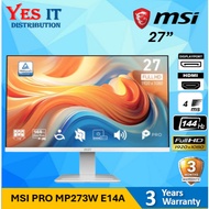 MSI PRO MP273W E14A 27" IPS FHD 144Hz Business & Productivity Monitor / 1920 x 1080 (FHD) IPS / 144H
