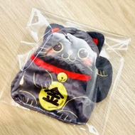 🇯🇵日本 絕版💰金運💰招財貓 拉鍊 散銀包 散子包 散紙包 coin bag 小物袋 布袋 Pouch 化妝袋 收納袋✨動物 開運 幸運 福 運氣 達摩 緣起物 黑貓 幸運 🍀 Lucky Cat 貓