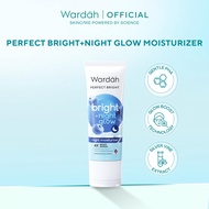 Wardah Perfect Bright + Night Glow Moisturizer -All Skin Type,Non-Oily,Skin Hydration,Even Out Skin 