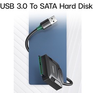 UGREEN อะแดปเตอร์แปลง USB 3.0 To SATA Hard Disk รองรับ 2.5”/3.5” SATA HDD/SSD เชื่อมต่อได้ Notebook