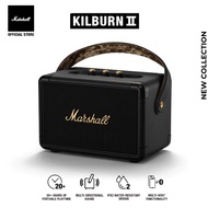 Marshall Kilburn II Portable Bluetooth Speaker | Black &amp; Brass | Wireless Speakers | Sound Amplifier | Outdoor Suitable