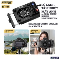 Cold radiator for FB Captor Sony A74 A7C2 FX3 FX30 ZV1 Canon R6 R5 R7 70D 90D Fujifilm Lumix Nikon c