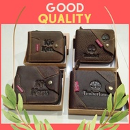 100%Genuine Leather Wallet Men Original Kulit Lembu Dompet berzip Lelaki