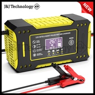 JNJ Technology 12V 6A Car Battery Charger Pengecas Bateri Kereta Motorsikal Restore Motorcycle Charg
