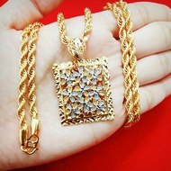 COP 916 PERSIS EMAS KOREA RANTAI LEHER ( NECKLACE ) necklace gold necklace 916 gold necklace