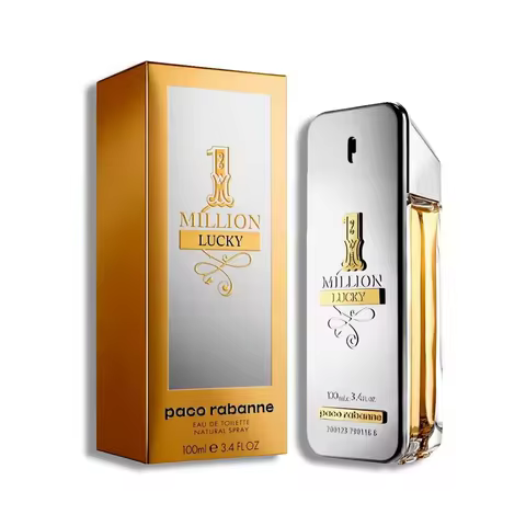 Paco Rabanne 1 Million Lucky Men's Fragrance Vibrant Citrus & Warm Undertones Long-Lasting 100ml