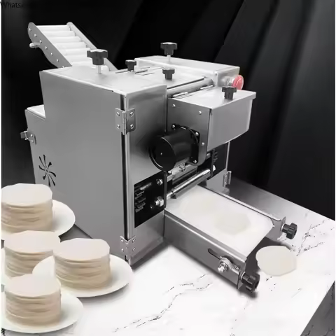 Automatic Small Round square Gyoza Empanada Tortilla Chapati Skin Maker Machine,dumpling Dough Wrapp