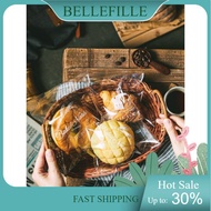 50 pcs Transparent packaging bag croissant bago scones toast pound cake, self-sealing, sliced ​​brea