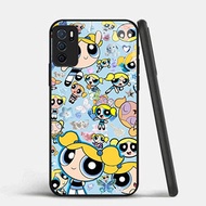 GK-83 The Powerpuff Girls Glass Casing for OPPO Reno A74 6 A95 A54S A16 A16S F19 F19S Lite