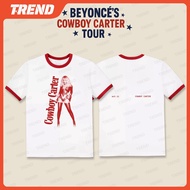 BEYONCE COWBOY CARTER TOUR 2025 Merch Cotton T-Shirt Unisex Plus Size Loose Vintage Print Short Slee