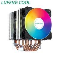 lufengcool 6 HeatPipes air cpu cooler processador fans Ryzen am4 lga 1700 1200 1155 1151 2011 v3 x99x79-EDJLK STORE