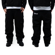 HGHMNDS ONLINE - ACUMEN BUTTON DOWN PANTS BLACK