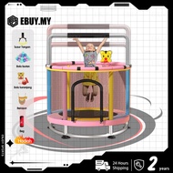 Trampoline Jumper Indoor Outdoor Children Bouncer Jumping Bed With Safety Fence Trampolin Kanak kana