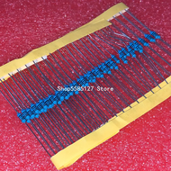 【♚】Precision metal film resistor 1/4W 0.1% one thousandth 10R 50R 100R 125R 150R 200R 250R 500R 1K 5