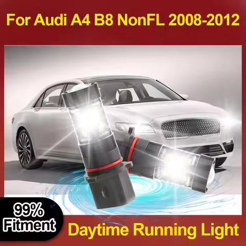 6W High Quality P13W Daytime Running Light 3400LM Plug And Play Car Lights 6000K For Audi A4 B8 NonF