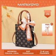 MATEYOYO Tas Wanita Terbaru 2024 Tas Selempang Wanita Sling Bag Fashion Tas Vintage Bahu Wanita Taha