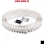 [500 Pieces]- Resistor 75 KOhm 0402 5% IC Components IC Components