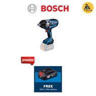 BOSCH 18V Cordless GDS 18V-1050 H Impact Wrench Professional ( 0 601 9J8 5L1 ) with Free Battery Pro