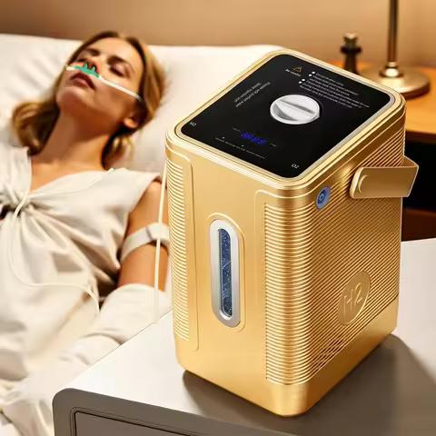 H2 Gas Inhaler Water Therapy Home Wellness Hydrogen Generator with 99.99% Purity PEM Membrane Hydrog