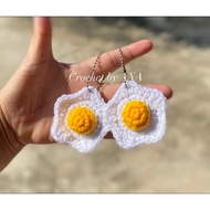 Crochet Egg Keychain