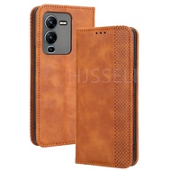 Flip Case VIVO V25 Pro Case Wallet PU Leather Back Cover VIVO V25Pro V 25 Card slot Phone Casing