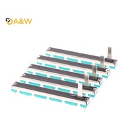 A&W 5 Pcs 75 MM Double B10K Oril B10KX2 Behringer Pot Mixer Fader